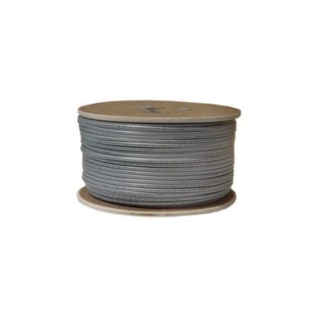 Cable Wholesale Bulk Phone Cord, Silver Satin, 26/4 (26 AWG 4 Conductor), Spool, 1000 foot 8604-1000F